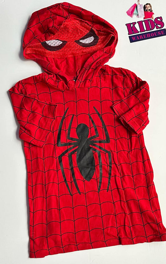 Marvel Red Spider-Man Hoodie Size 7