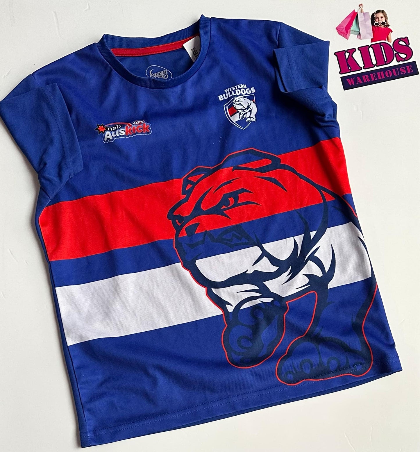 Offical AFL Bulldogs Top Size 8