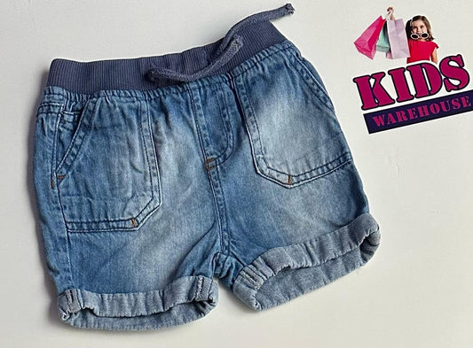 Babaluno Blue Jean Shorts Size 1