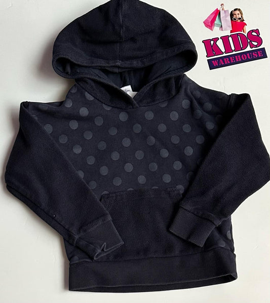 Target Black Hoodie With Dotted Pattern Size 7