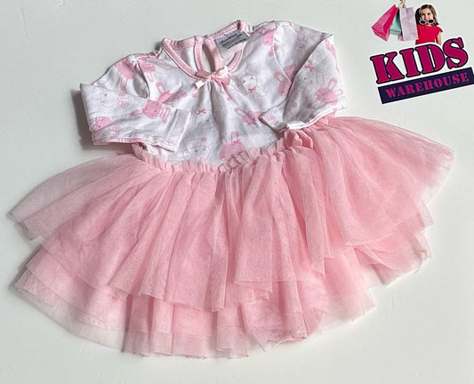 Dymples White & Pink Tutu Dress Size 00