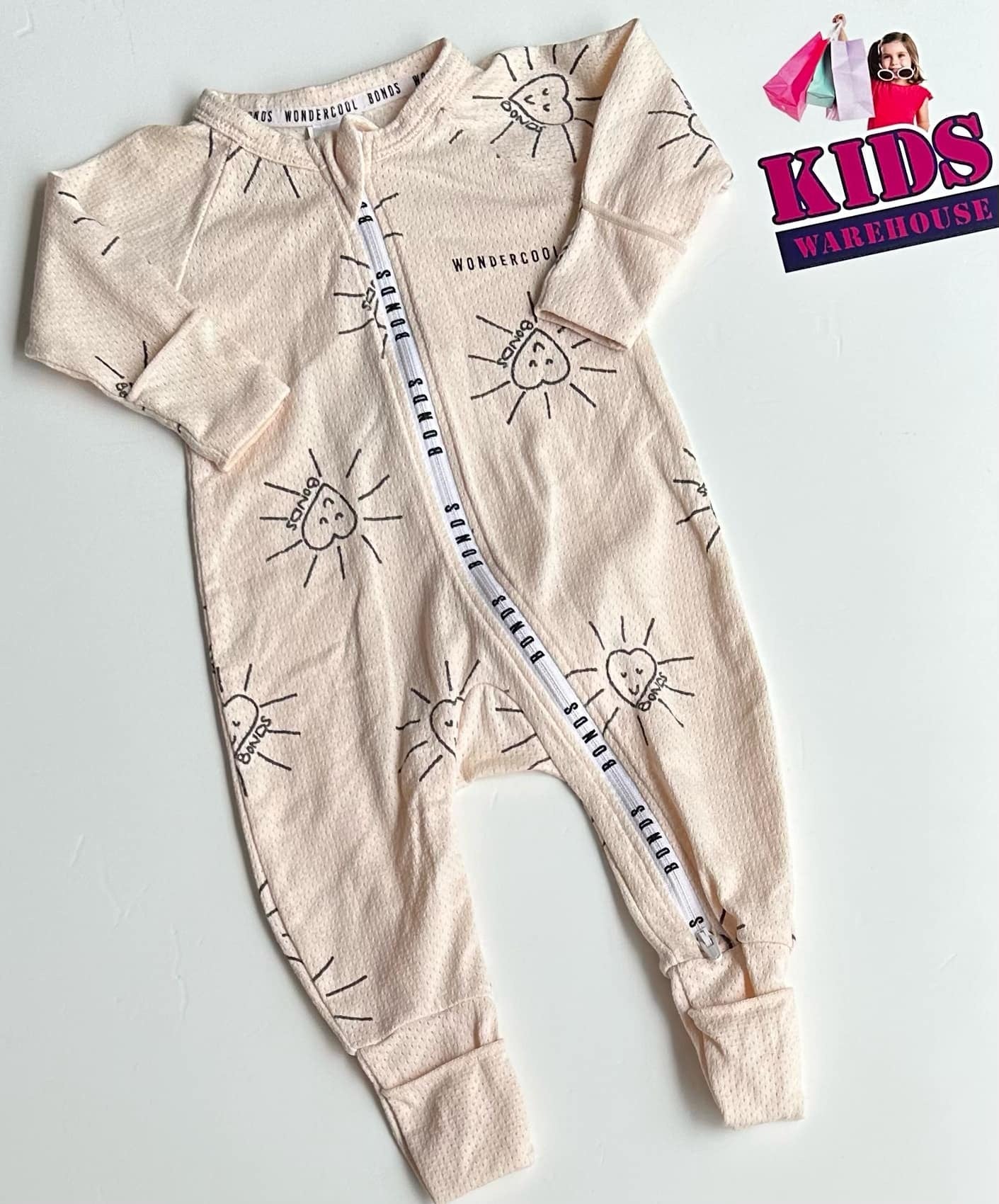 Bonds Light Pink Wondersuit Size 000