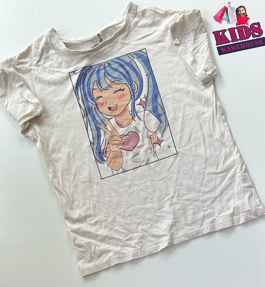 K-D White Top Size 8