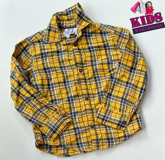 Carters Yellow Long Sleeve Top Size 5