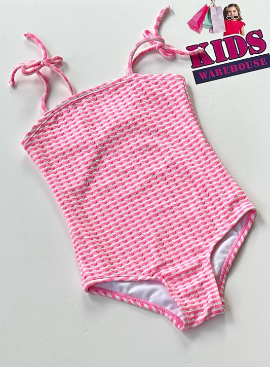 Pink & White Bodysuit Size 2