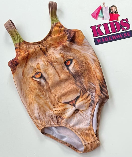 Popupshop Lion Print Bodysuit Size 1