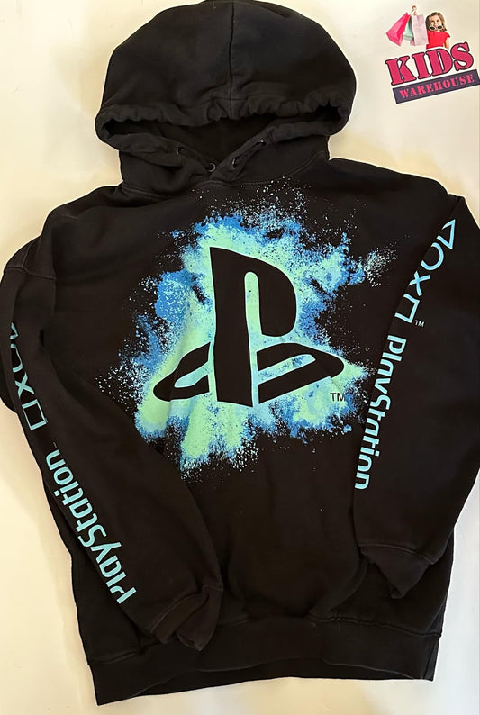 H&M Black PlayStation Hoodie Size 12