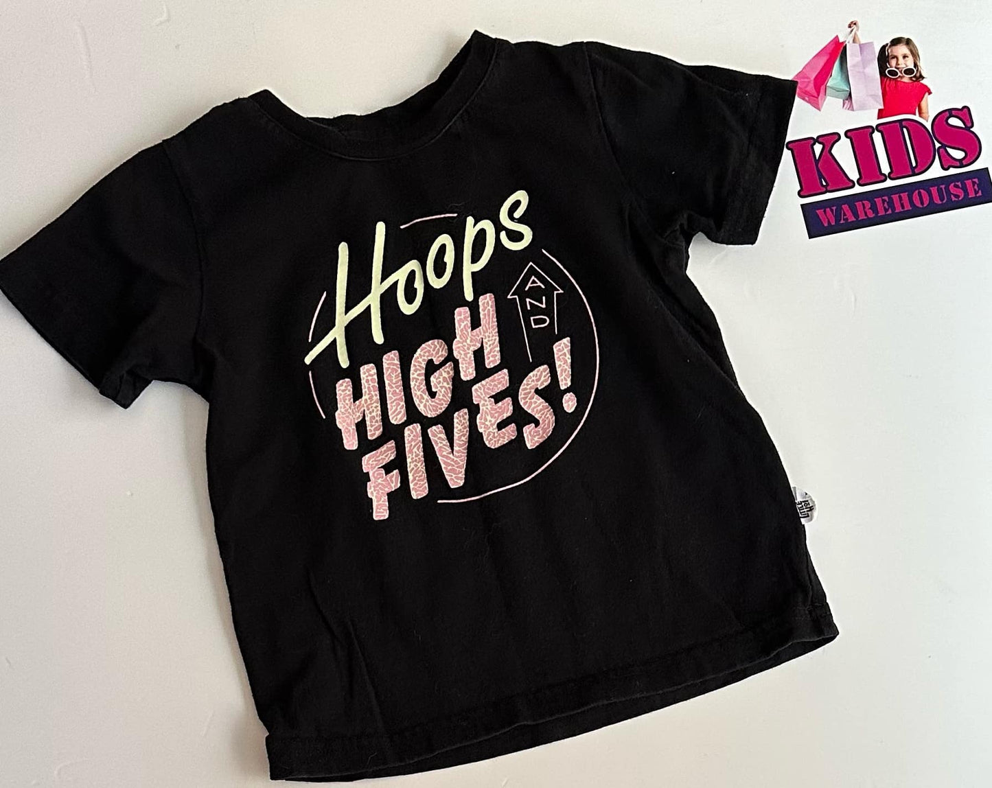 The Little Homie Black Top Size 2