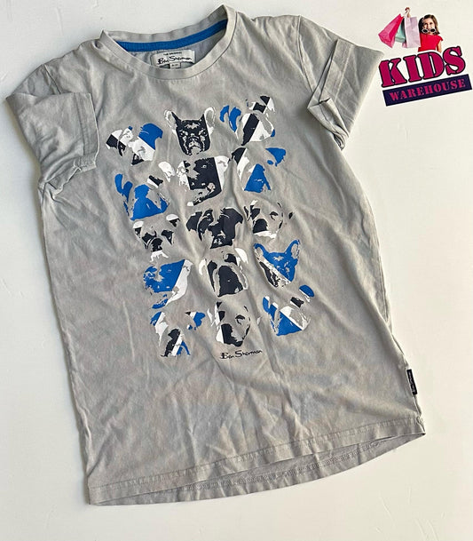 Ben Sherman Grey Top Size 9