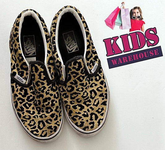 Vans Leopard Print Shoes US3/UK2.5 (Older Child)