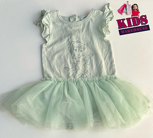 Disney Princess Green Tutu Dress Size 1
