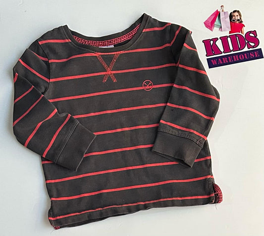 Target Black & Red Top Size 2