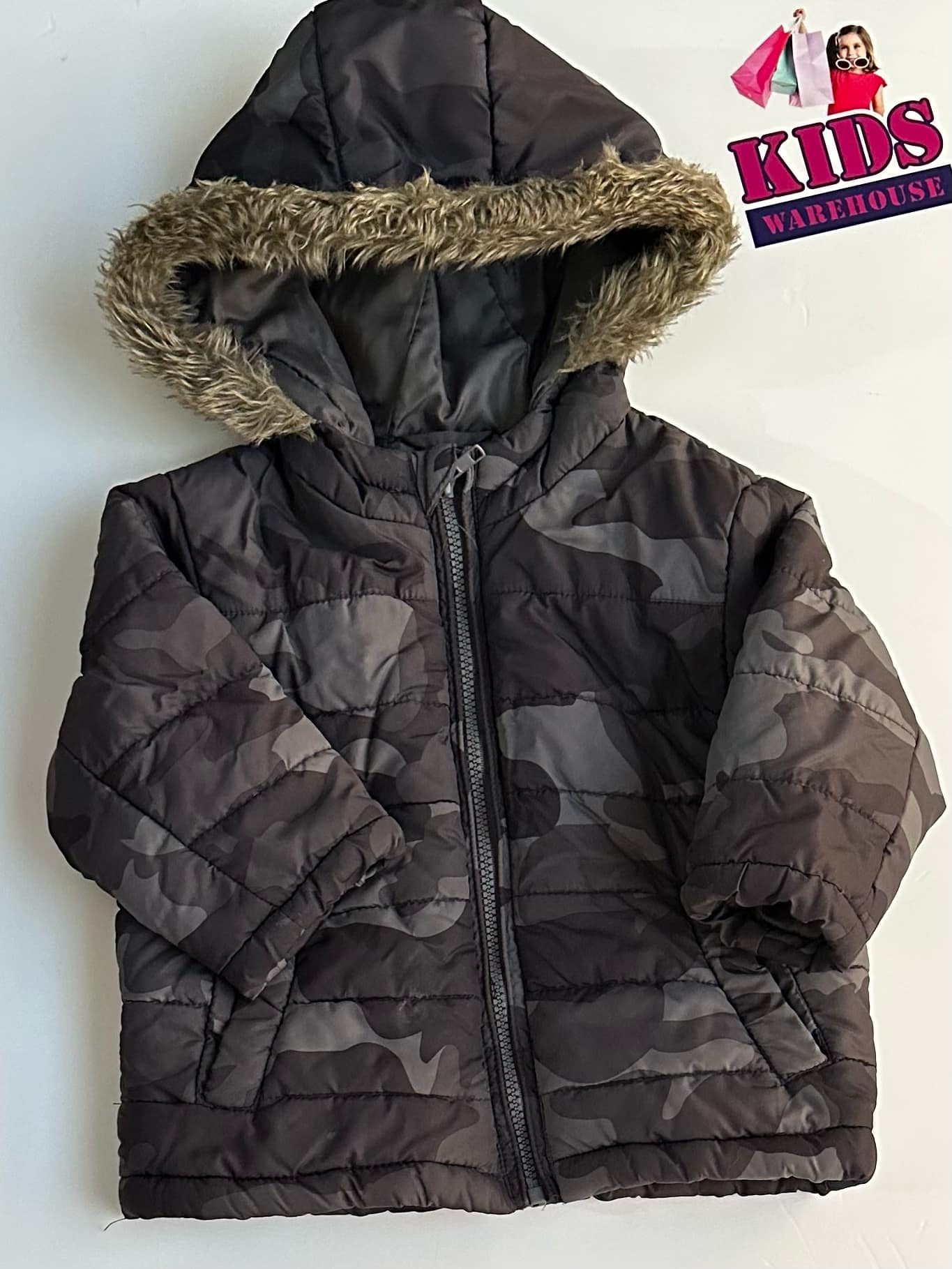 Target Grey Puffer Jacket Size 1