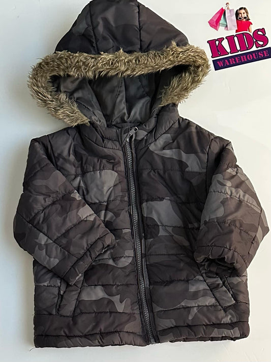 Target Grey Puffer Jacket Size 1