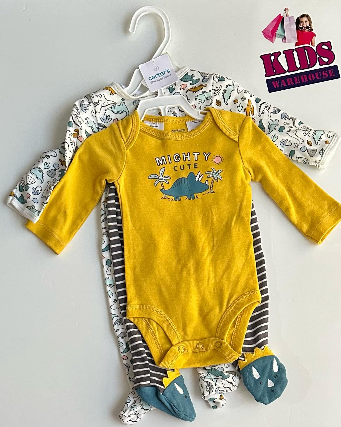Carters 3 Body & Jumpsuit Set Size 000