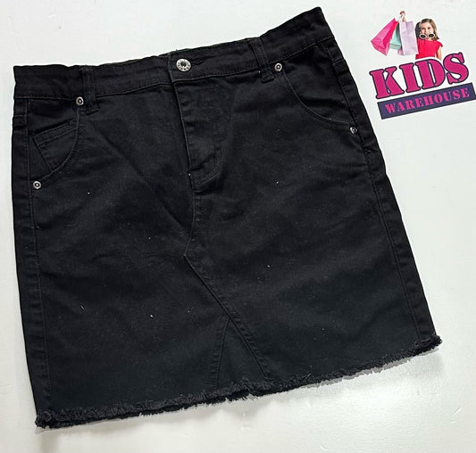 Seed Teen Black Skirt Size 16