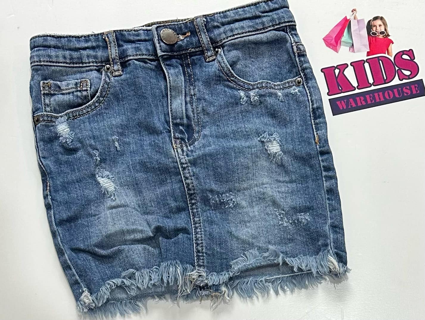 Decjuba Kids Blue Jean Skirt Size 8