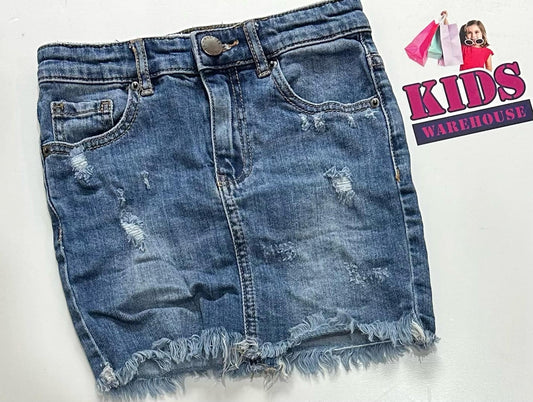 Decjuba Kids Blue Jean Skirt Size 8