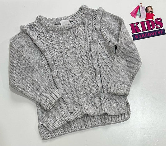 Target Grey Sparkly Knit Jumper Size 2
