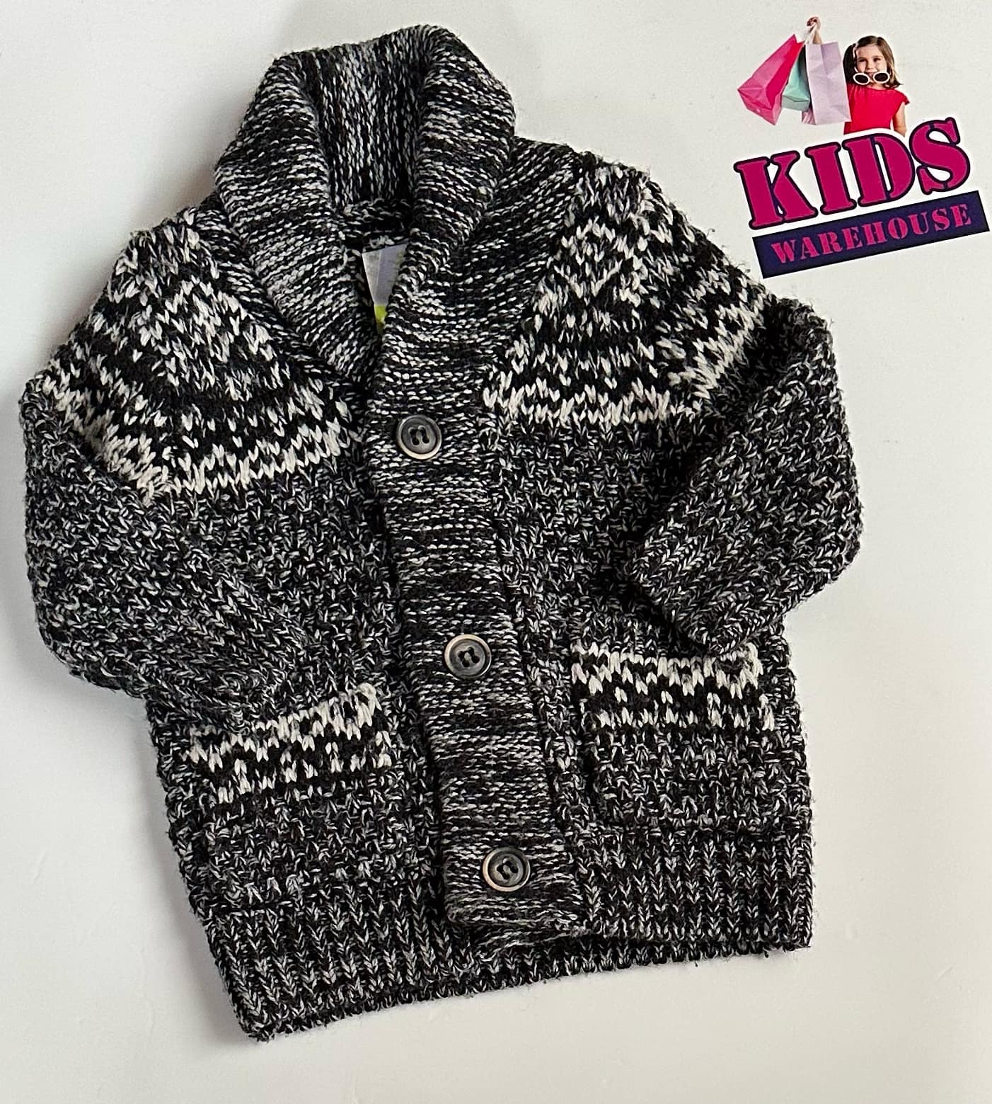 Dymples Black & White Knit Jumper Size 0