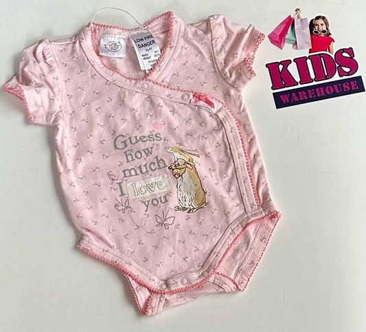 Guess How Much I Love You Pink Bodysuit Size 00