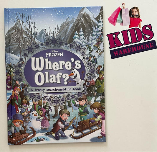 Disney Frozen Where's Olaf? - Frosty Search-And-Find Book (Hard Cover)