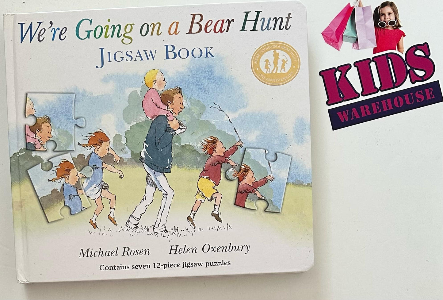 We're Going On A Bear Hunt Jigsaw Book (Board Cover) - Michael Rosen, Helen Oxenbury (Complete)