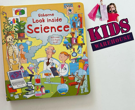 Usborne Look Inside Science With Over 110 Flaps To Lift (Board Book) - Stefano Tognetti, Minna Lacey, Suzie Harrison