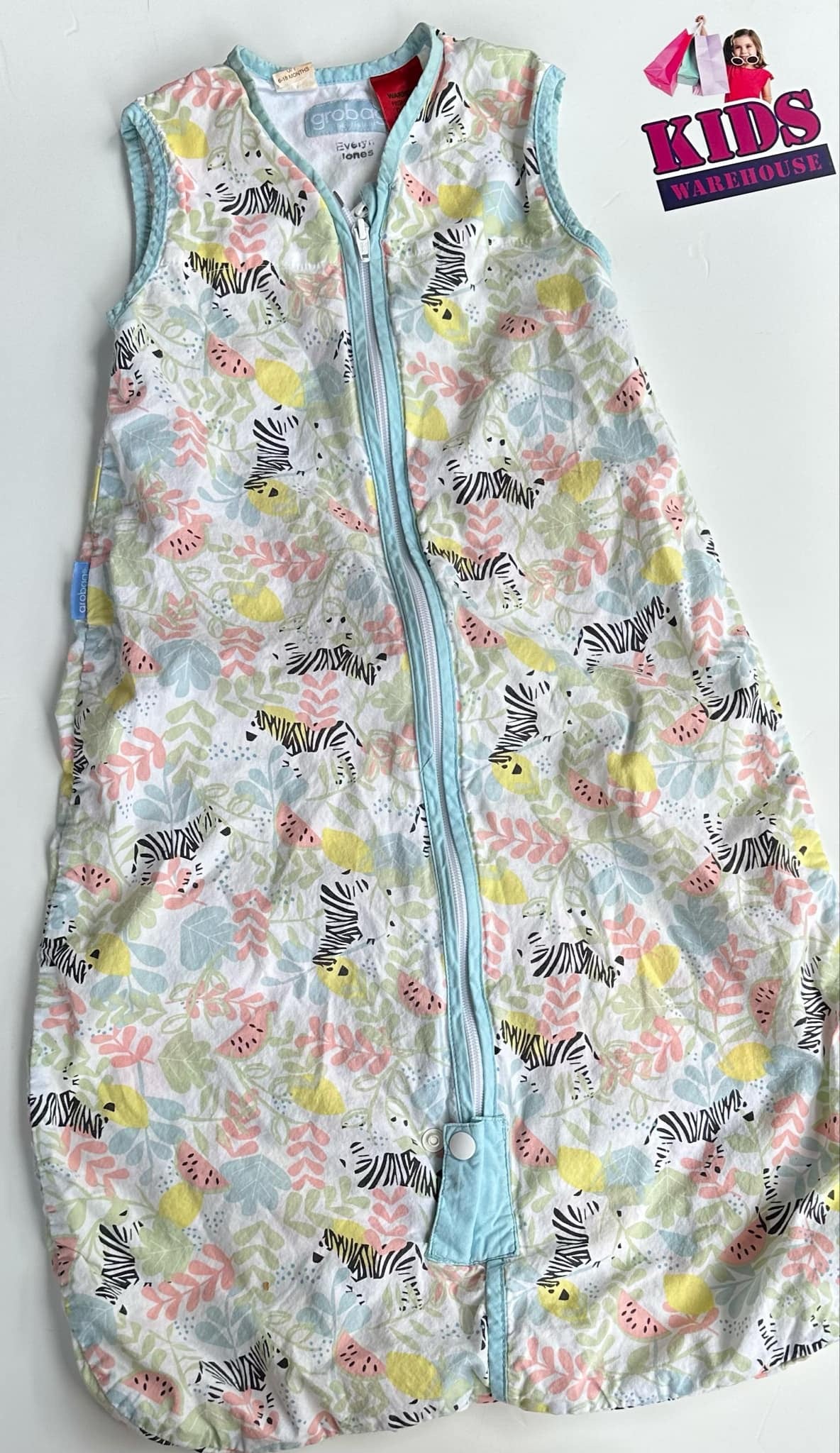 Grobag Flower Print Size 0/1 6-18 Months TOG 0.5