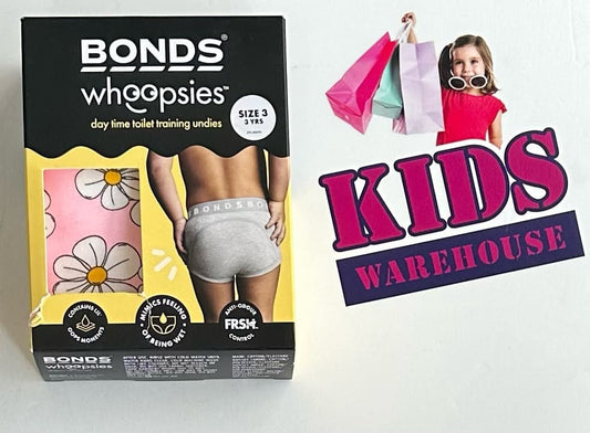 Bonds Whoopsies Day Time Toilet Training Undies Size 3