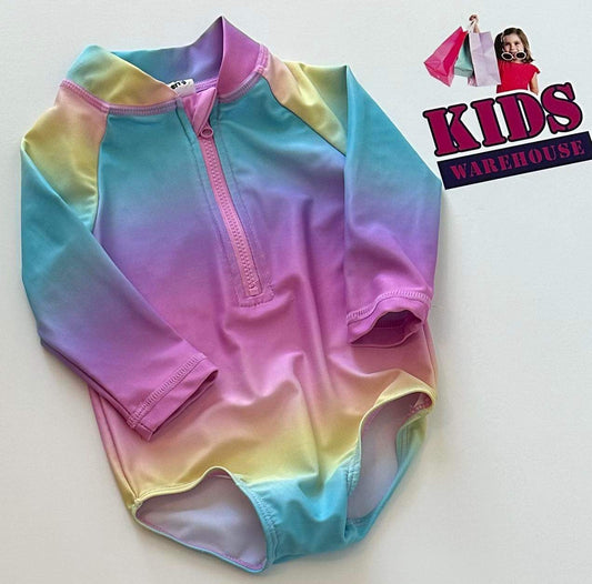 Baby Berry Purple Multi Colour Bathers Size 00