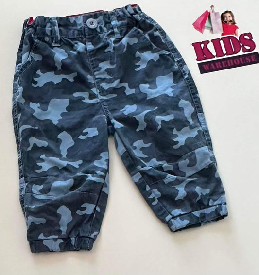 Pumpkin Patch Blue Camouflage Jean Pants Size 0