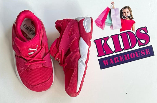 Puma Pink, White Runners Size US4/UK3 (Baby)