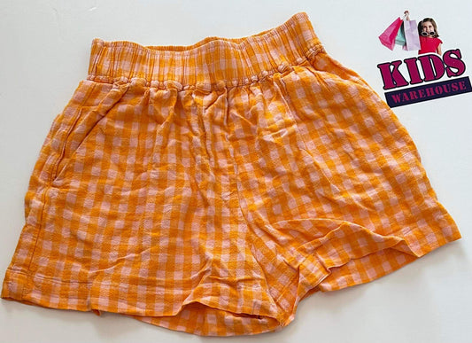 Sports Girl Yellow & White Shorts Size 14