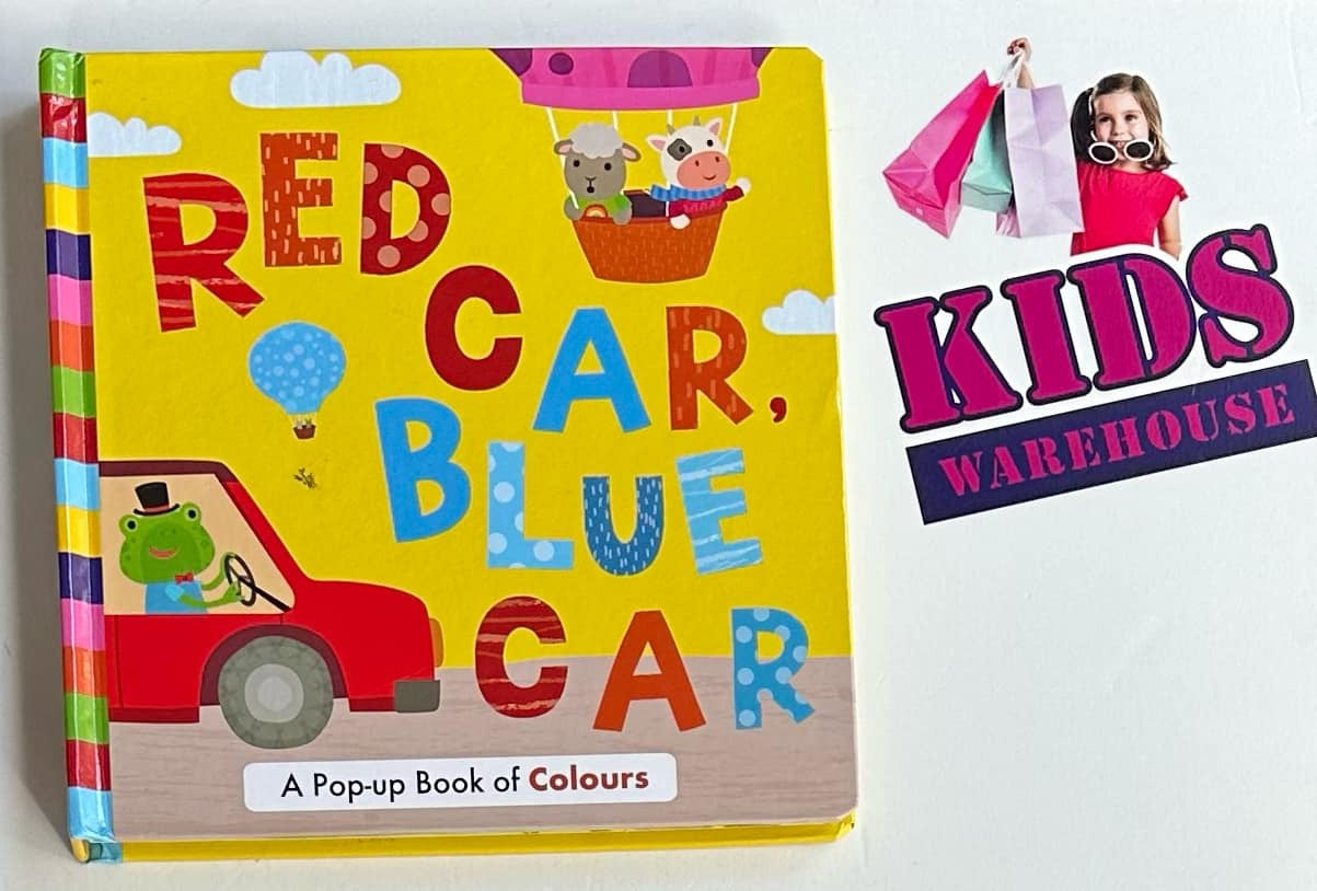 Red Car Blue Car A Pop-Up Book Of Colours (Board Book)