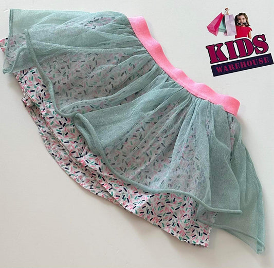 Blue & Pink Skirt Size 4