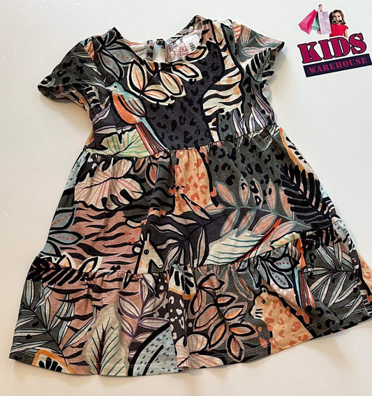 Next Jungle Styled Dress Size 3