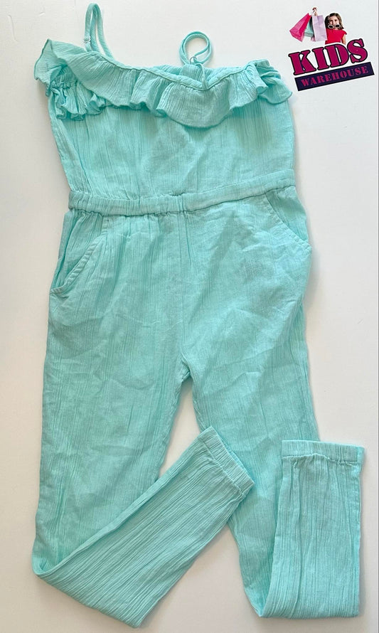 Sweet Doll Aqua Jumpsuit Size 7