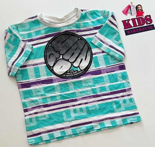 Kids Mango Blue & Purple Top Size 5