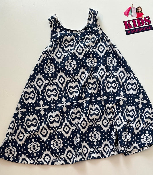 Young Original Blue & White Dress Size 5