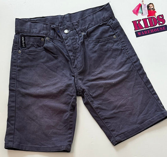 Piping Hot Black Jean Shorts Size 8