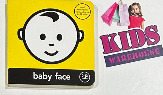 Baby Face Visual Stimulation For Newborns To 12 Months (Board Book)
