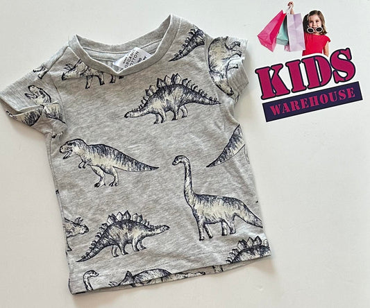 Target Grey Top With Dinosaur Pattern Size 0000