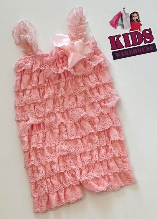 Pink Flappy Playsuit Size 0