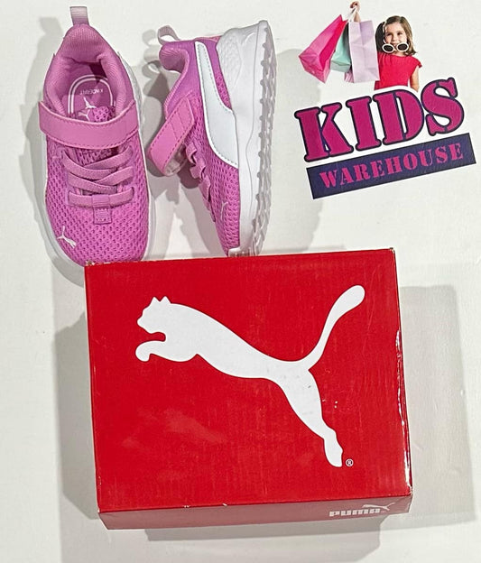 Puma Pink, White Runners Size US4/UK3 (Toddler)