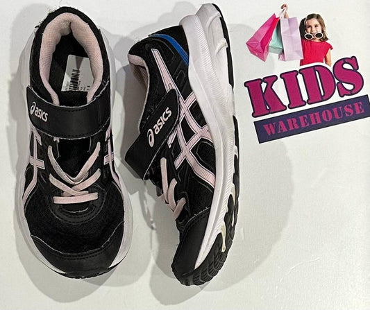 Asics Black, Pink Runners Size US2/UK1 (Older Child)