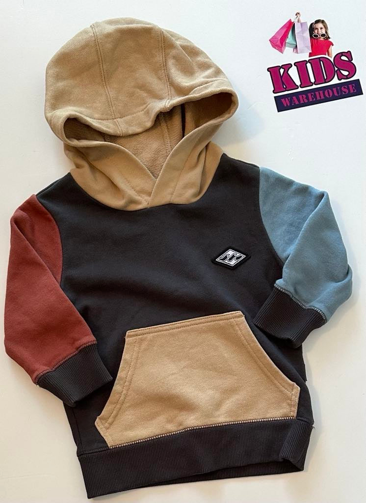 Billabong Brown & Black Hoodie Size 0 – Kids Warehouse AU