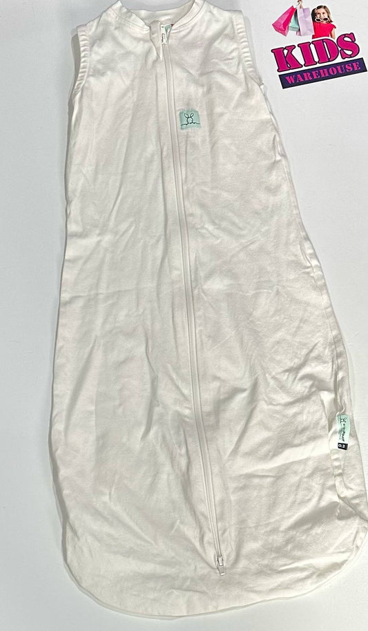Ergo Pouch Australia White Size 000-0 3-12 Months (7-10kg) TOG 0.2
