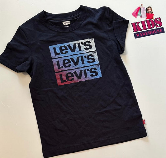 Levi’s Black Top With “Levi’s” Print Size 5