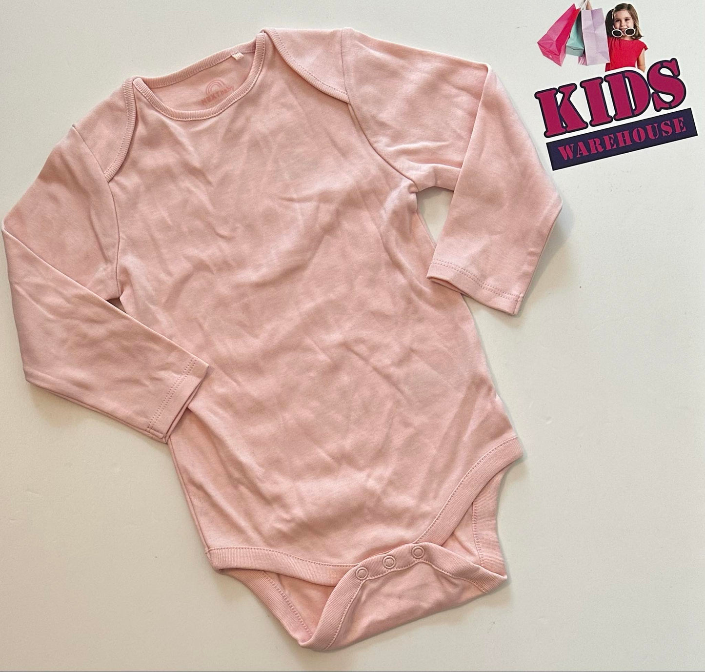 Next Baby Pink Bodysuit Size 0